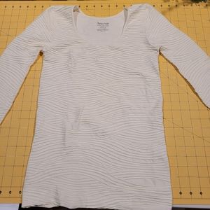 Tees by Tina cream stretch shirt